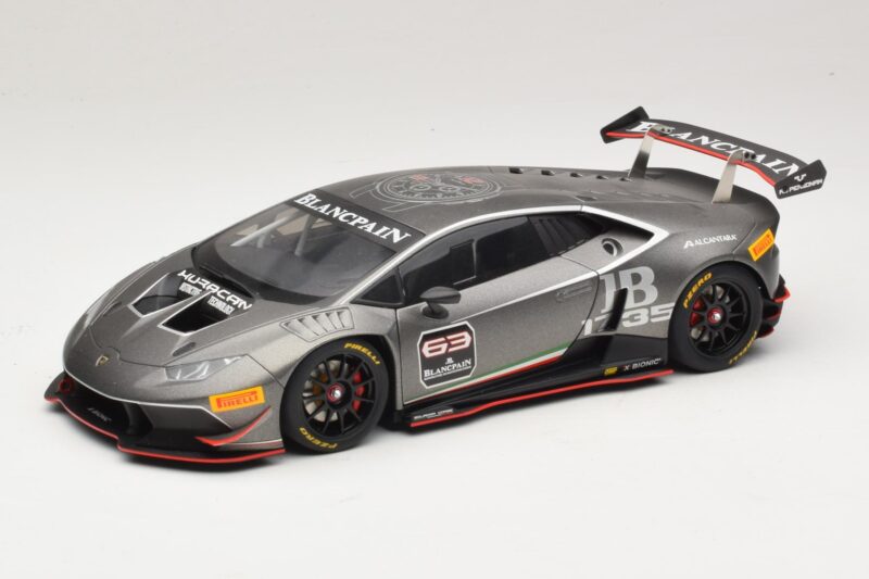 Lamborghini Huracan LP620-2 Super Trofeo #63 Mørkegrå 2016 AUTOart 1:18 81559 Komposit