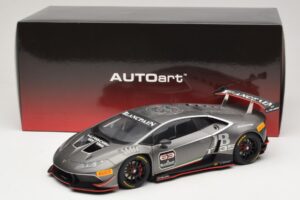 Lamborghini Huracan LP620-2 Super Trofeo #63 Mørkegrå 2016 AUTOart 1:18 81559 Komposit — billede 8 af 8