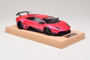 Lamborghini Murcielago Liberty Walk Glansfuld Pink AB Models 1:18 REMC044 Resin — billede 4 af 7