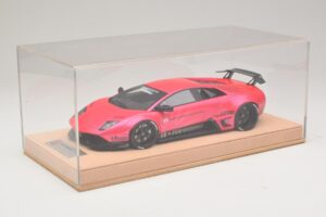 Lamborghini Murcielago Liberty Walk Glansfuld Pink AB Models 1:18 REMC044 Resin — billede 6 af 7