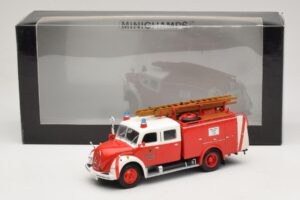 Magirus-Deutz Merkur TLF 16 Brandvæsen Dortmund Minichamps 1:43 439141972 Metal — billede 6 af 6