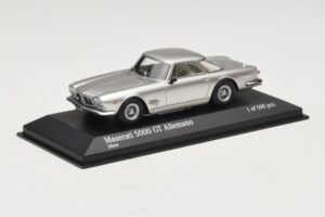 Maserati 5000 GT Allemano Sølv Minichamps 1:43 437123324 Metal — billede 2 af 4