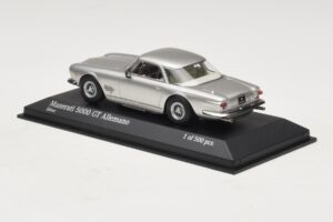Maserati 5000 GT Allemano Sølv Minichamps 1:43 437123324 Metal — billede 3 af 4