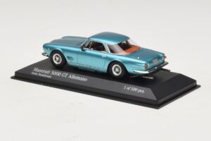 Maserati 5000 GT Allemano Verde Metallizzato Minichamps 1:43 437123320 Metal — billede 3 af 4