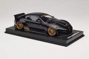 Maserati GranTurismo Liberty Walk Sort med Guldfælge AB Models 1:18 MAS-LB08-C Resin — billede 4 af 7