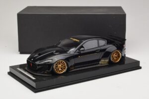 Maserati GranTurismo Liberty Walk Sort med Guldfælge AB Models 1:18 MAS-LB08-C Resin — billede 6 af 7
