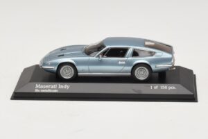 Maserati Indy Blue Metallic Minichamps 1:43 437123122 Metal