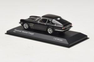 Maserati Mistral Sort Minichamps 1:43 437123421 Metal — billede 3 af 4