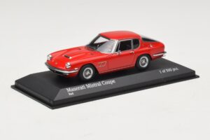 Maserati Mistral Rød Minichamps 1:43 437123424 Metal — billede 2 af 4