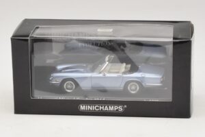 Maserati Mistral Spyder Light Blue Metallic Minichamps 1:43 437123432 Metal — billede 4 af 4