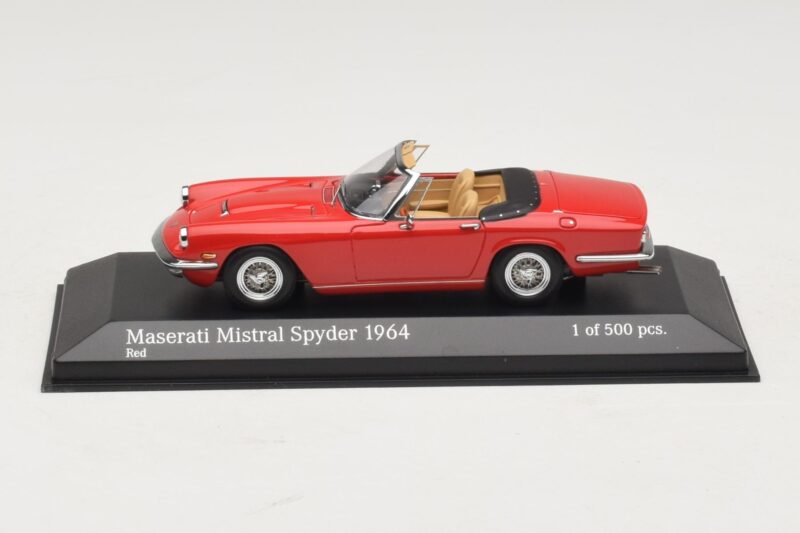 Maserati Mistral Spyder Rød Minichamps 1:43 437123430 Metal