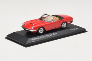 Maserati Mistral Spyder Rød Minichamps 1:43 437123430 Metal — billede 2 af 4