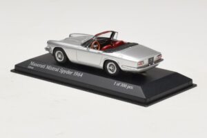 Maserati Mistral Spyder Sølv Minichamps 1:43 437123431 Metal — billede 3 af 4
