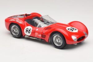 Maserati Tipo 61 #98 C. Shelby Times Mirror Grand Prix for Sportscars 1960 Minichamps 1:18 100601298 Metal — billede 6 af 8