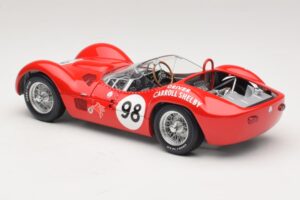 Maserati Tipo 61 #98 C. Shelby Times Mirror Grand Prix for Sportscars 1960 Minichamps 1:18 100601298 Metal — billede 7 af 8
