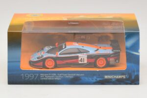 McLaren F1 GTR Gulf Team Davidoff #41 P-H. Raphanel / J-M. Gounon FIA GT Championship 1997 Minichamps 1:43 533174341 Metal — billede 4 af 4