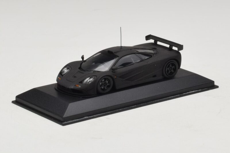 McLaren F1 GTR Prototype Mat Sort Med Sorte Fælge Minichamps 1:43 McLaren F1 GTR Prototype Mat Sort Med Sorte Fælge Minichamps 1:43 MCLAREN009 Metal