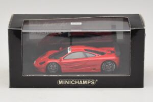 McLaren F1 GTR Prototype World Special Rød Minichamps 1:43 MCLAREN007 Metal — billede 4 af 4