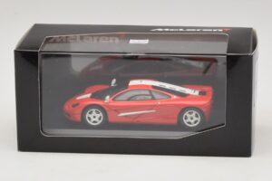 McLaren F1 Rød Med Hvide Striber Minichamps 1:43 MCLAREN005 Metal — billede 4 af 4