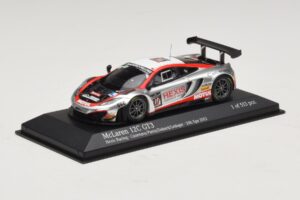 McLaren MP4-12C GT3 #107 Hexis Racing Cazenave / O. Panis 24 Hours of Spa 2013 Minichamps 1:43 437131397 Metal — billede 2 af 4