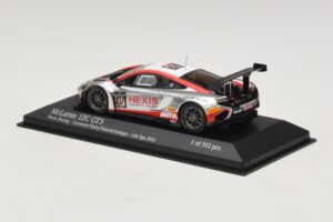McLaren MP4-12C GT3 #107 Hexis Racing Cazenave / O. Panis 24 Hours of Spa 2013 Minichamps 1:43 437131397 Metal — billede 3 af 4