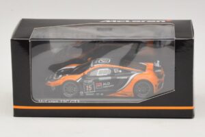 McLaren MP4-12C GT3 #15 Boutsen Racing Bovy / Broggi 24 Hours of Spa 2012 Minichamps 1:43 437121315 Metal — billede 4 af 4