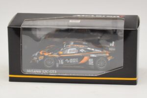 McLaren MP4-12C GT3 #16 Boutsen Racing Schmetz / Demirdjian 24 Hours of Spa 2014 Minichamps 1:43 437141316 Metal — billede 4 af 4