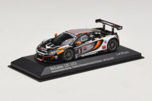 McLaren MP4-12C GT3 #5 Boutsen Racing Guilvert / Dermont 24 Hours of Spa 2013 Minichamps 1:43 437131305 Metal — billede 2 af 4