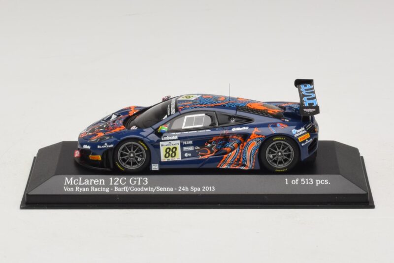 McLaren MP4-12C GT3 #88 Von Ryan Racing Barff / Goodwin 24 Hours of Spa 2013 Minichamps 1:43 McLaren MP4-12C GT3 #88 Von Ryan Racing Barff / Goodwin 24 Hours of Spa 2013 Minichamps 1:43 437131388 Metal