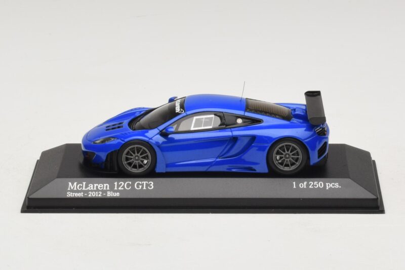 McLaren MP4-12C GT3 Street Blå Minichamps 1:43 437121397 Metal