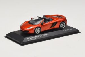 McLaren MP4-12C Spider Orange Metallic Minichamps 1:43 530133030 Metal — billede 2 af 4