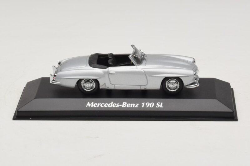 Mercedes 190 SL W121 Sølv Maxichamps 1:43 940033130 Metal