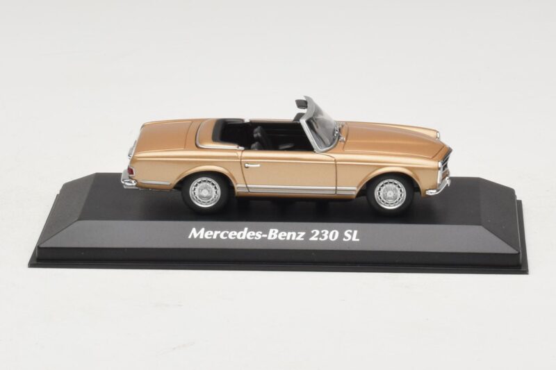 Mercedes 230 SL W113 Guld Metallic Maxichamps 1:43 940032230 Metal