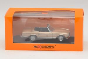 Mercedes 230 SL W113 Guld Metallic Maxichamps 1:43 940032230 Metal — billede 4 af 4