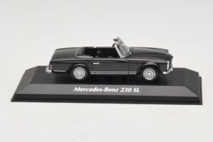 Mercedes 230 SL W113 Grå Maxichamps 1:43 94003231 Metal