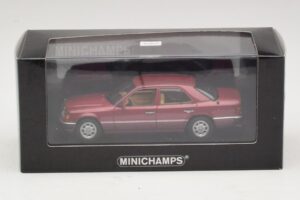 Mercedes 230E W124 Rød Metallic Minichamps 1:43 400037001 Metal — billede 4 af 4