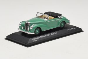 Mercedes 300S Cabriolet Grøn Minichamps 1:43 430032335 Metal — billede 2 af 5