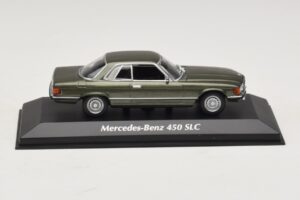 Mercedes 450 SLC C107 Mørkegrøn Metallic Maxichamps 1:43 940033420 Metal