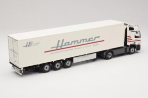 Mercedes Actros 1844LS Koffersattelzug Hammer Aachen Minichamps 1:43 499039105 Metal — billede 2 af 6