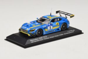 Mercedes AMG GT3 Black Falcon #9 Y. Buurman / M. Engel 24 Hours of Nurburgring 2016 Minichamps 1:43 437163009 Metal — billede 2 af 5