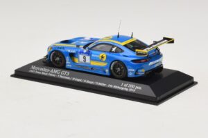Mercedes AMG GT3 Black Falcon #9 Y. Buurman / M. Engel 24 Hours of Nurburgring 2016 Minichamps 1:43 437163009 Metal — billede 3 af 5