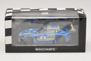 Mercedes AMG GT3 Black Falcon #9 Y. Buurman / M. Engel 24 Hours of Nurburgring 2016 Minichamps 1:43 437163009 Metal — billede 5 af 5