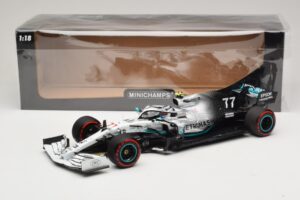 Mercedes AMG Petronas W10 #77 V. Bottas German GP 2019 Minichamps 1:18 110191177 Metal — billede 6 af 7