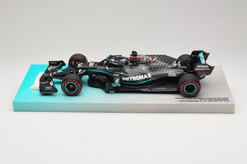 Mercedes AMG Petronas W11 EQ Performance #44 L. Hamilton 91st F1 Win Eifel GP 2020 Minichamps 1:18 113201144 Metal