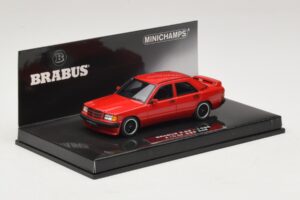 Mercedes Brabus 3.6S 190E W201 Rød Minichamps 1:43 437032600 Metal — billede 2 af 5