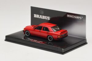 Mercedes Brabus 3.6S 190E W201 Rød Minichamps 1:43 437032600 Metal — billede 3 af 5