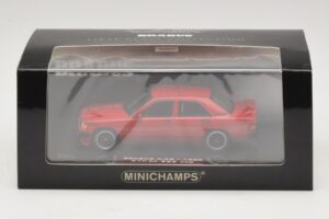 Mercedes Brabus 3.6S 190E W201 Rød Minichamps 1:43 437032600 Metal — billede 5 af 5
