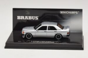 Mercedes Brabus 3.6S 190E W201 Sølv Minichamps 1:43 437032604 Metal