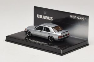 Mercedes Brabus 3.6S 190E W201 Sølv Minichamps 1:43 437032604 Metal — billede 3 af 5