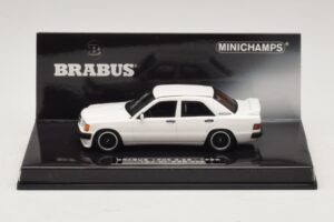 Mercedes Brabus 3.6S 190E W201 Hvid Minichamps 1:43 437032602 Metal
